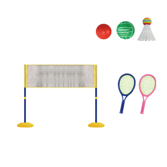 Cheer Toys 2 In 1 Sport Set Badminton And Volleyball