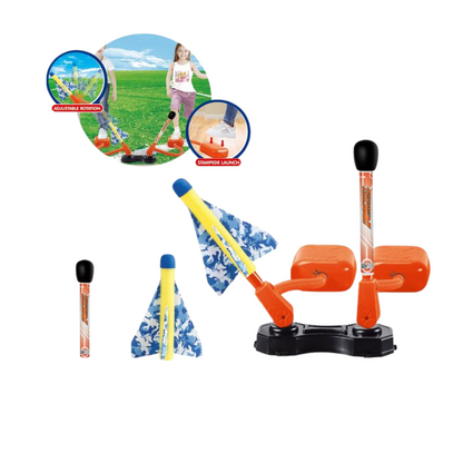 Cheer Toys 2 In 1 Sport Set 1 Conventional And 1 Aircraft Skyrocket Gun