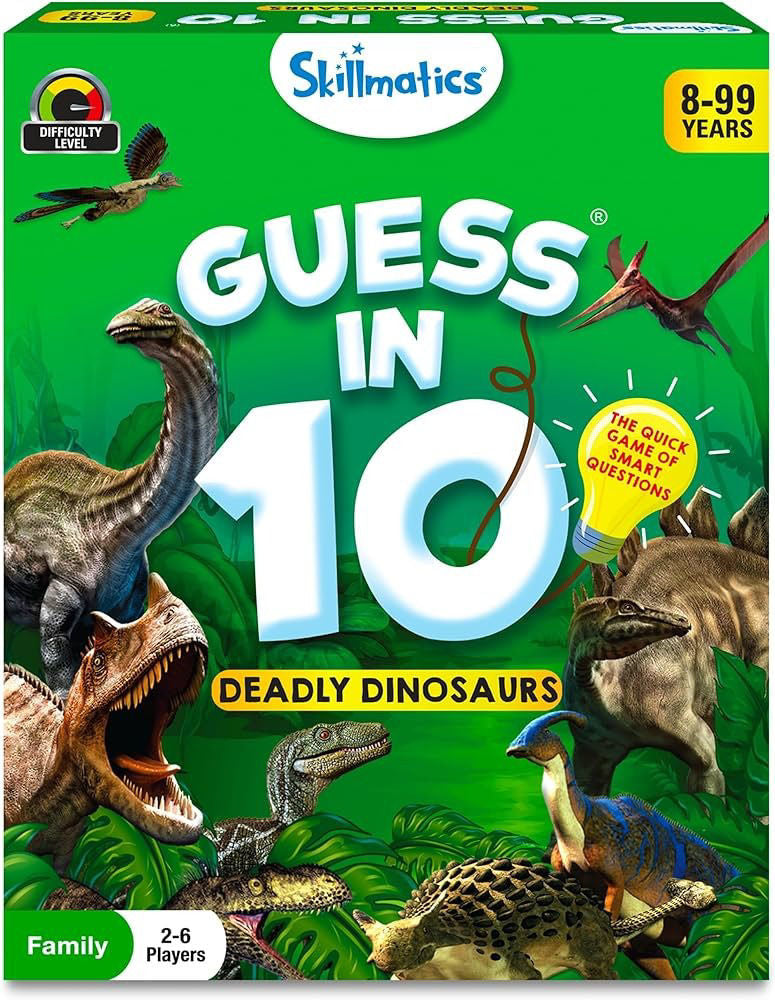 Skillmatics Guess In 10 Deadly Dinosaurs