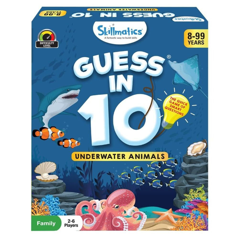 Skillmatics Guess In 10 Underwater Animals