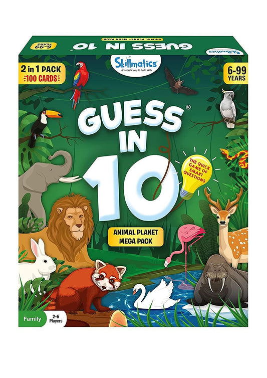 Skillmatics Guess In 10 Animal Planet Mega Pack