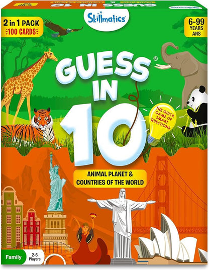 Skillmatics Guess In 10 Animal Planet And Countries Of The World