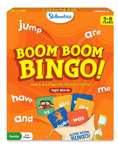 Skillmatics Boom Boom Bingo Sight Words