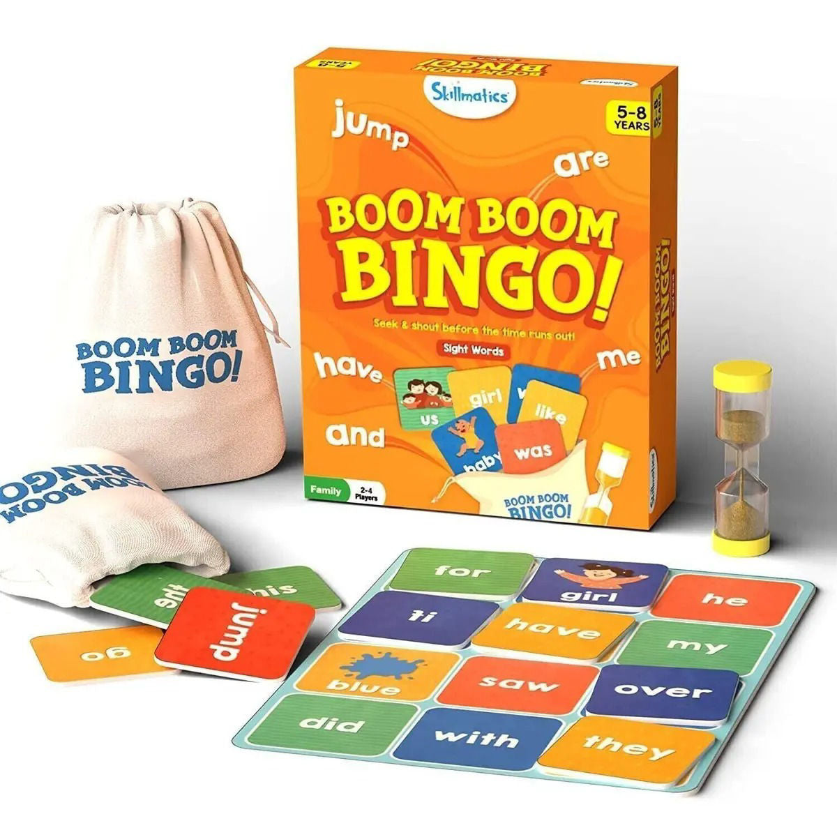 Skillmatics Boom Boom Bingo Sight Words