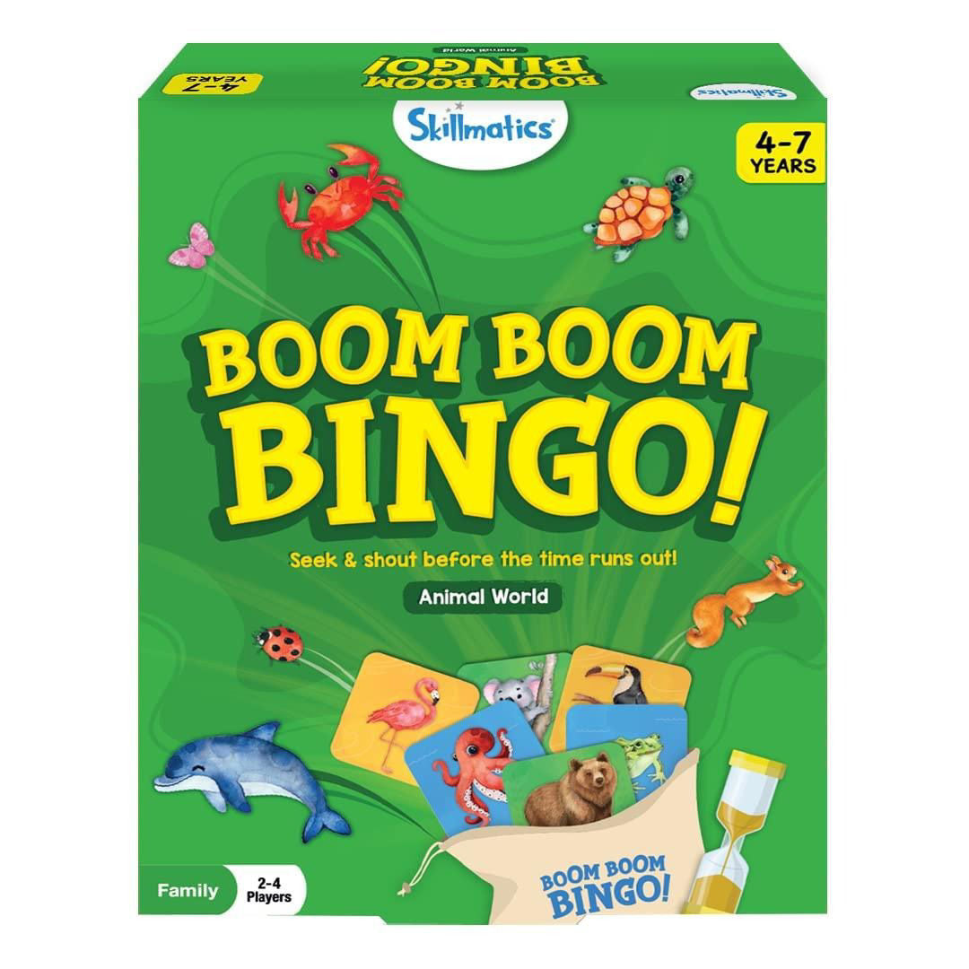 Skillmatics Boom Boom Bingo Animal World