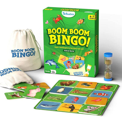 Skillmatics Boom Boom Bingo Animal World