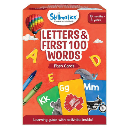 Skillmatics Flash Cards Letters And First 100 Words