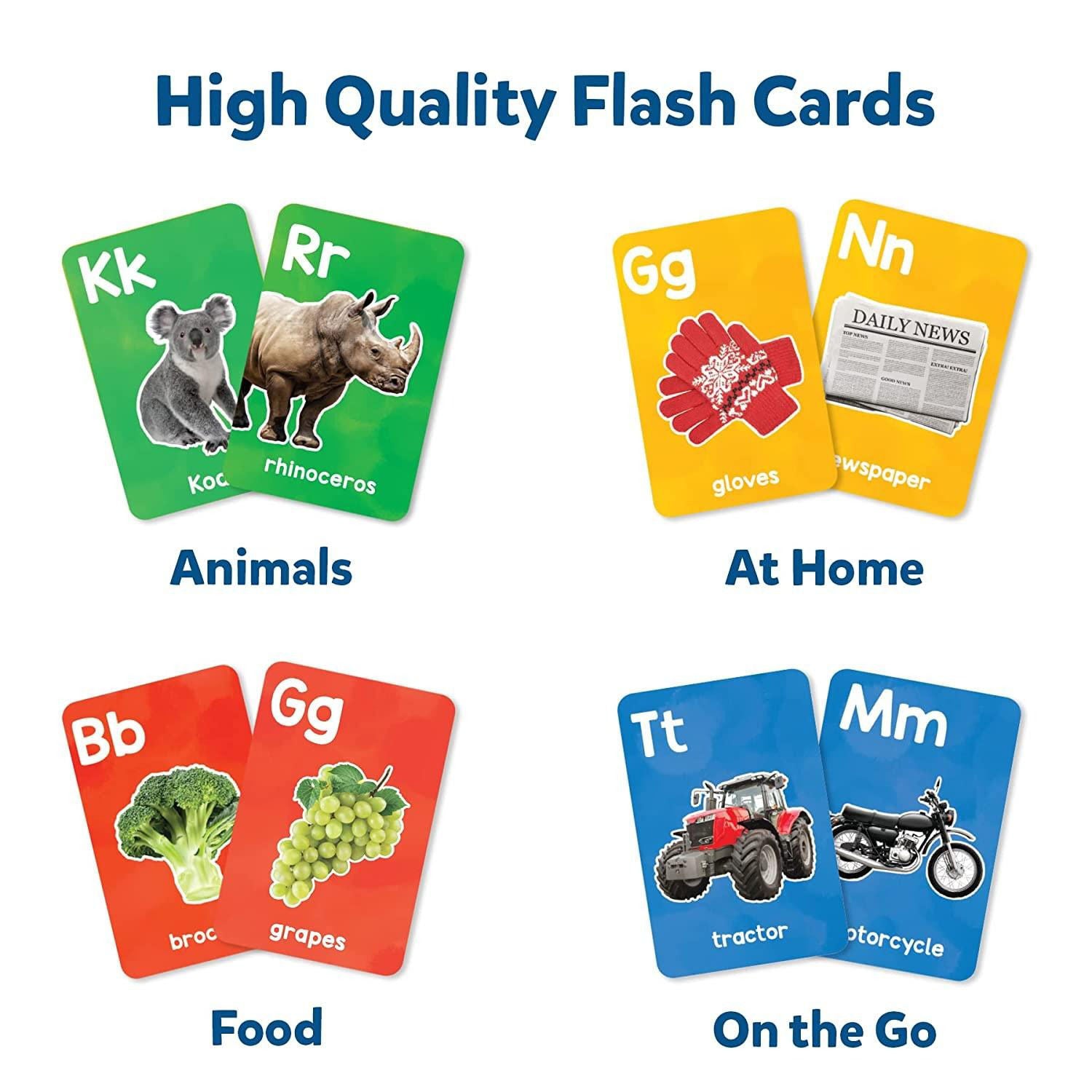 Skillmatics Flash Cards Letters And First 100 Words