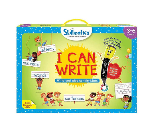 Skillmatics I Can Write Write And Wipe Activity Mats