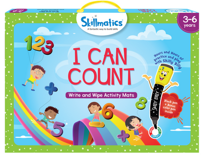 Skillmatics I Can Count Write And Wipe Activity Mats