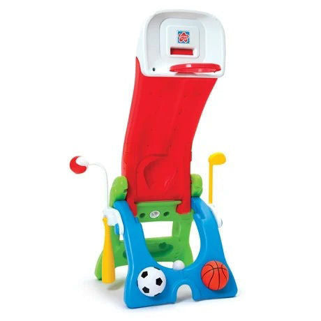 Quick Flip 6-In-1 Toddler Slide And Sport Activity Center