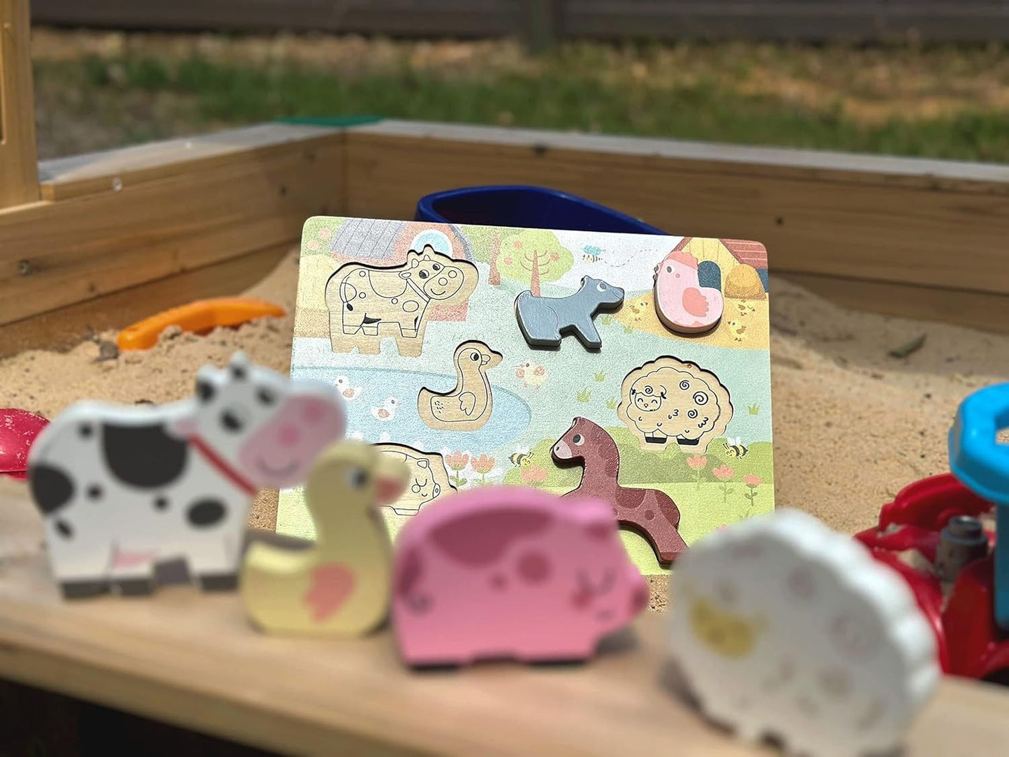 Farm Animals Chunky Wooden Puzzle