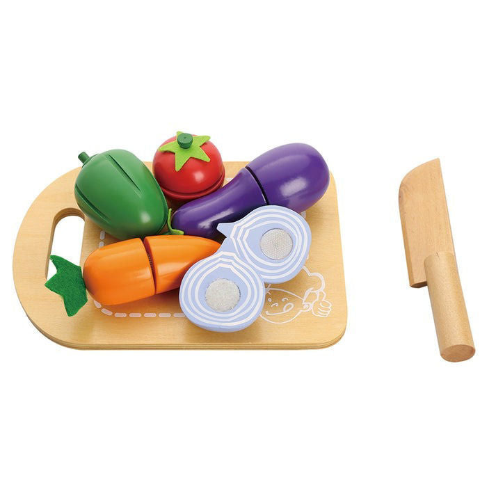 Cutting Wooden Vegetables Set