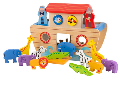 Noah's Wooden Ark – TOYS LESS - Main Image