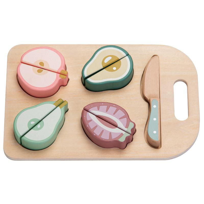 Wooden Fruit Cutting Board (10 Pieces)