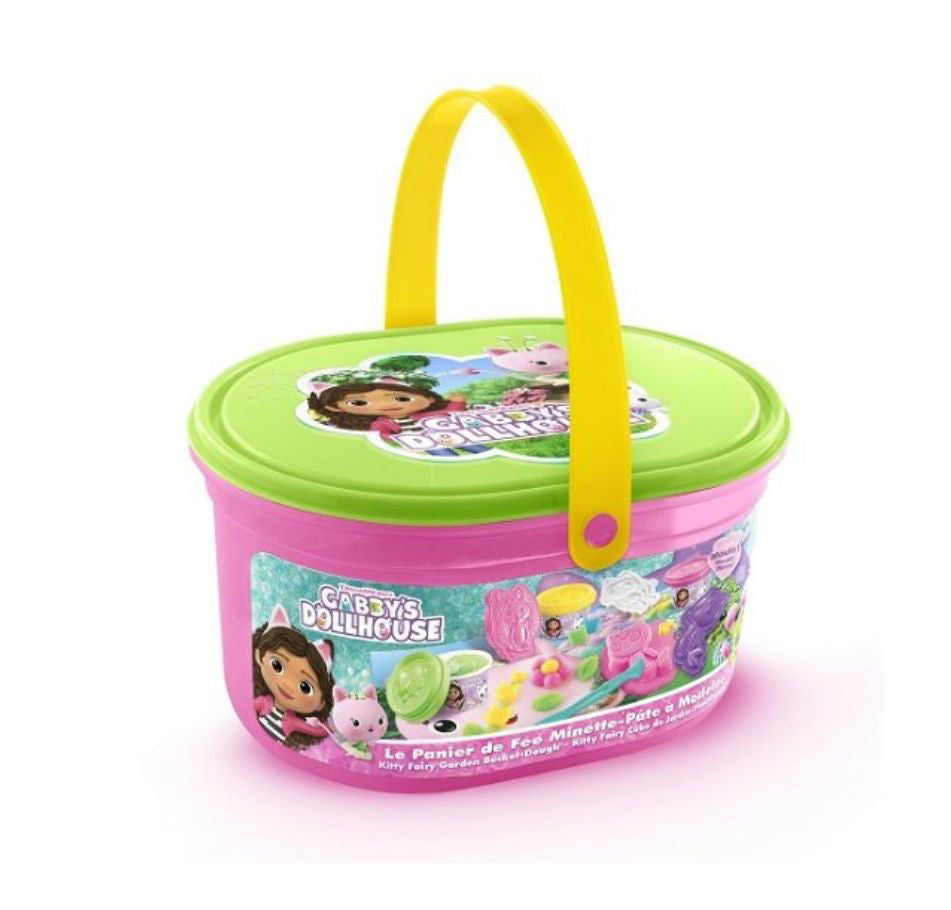 Gabby's Dollhouse Kitty Fairy Garden Bucket Douh