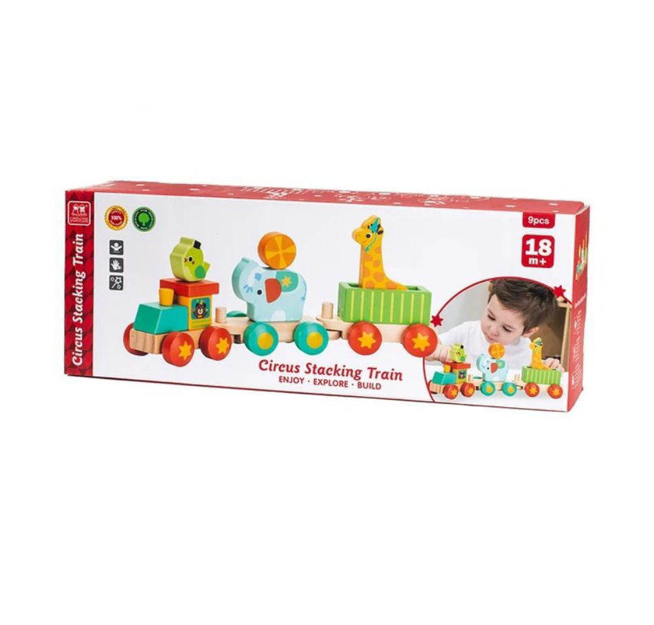 Animal Stacking Wooden Train