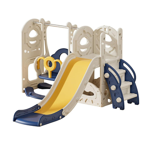 Slide and Swing Set, 4 in 1 Toddler Playground with Swing