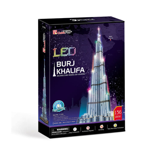 Cubicfun Led Burj Khalifa 3D Puzzle