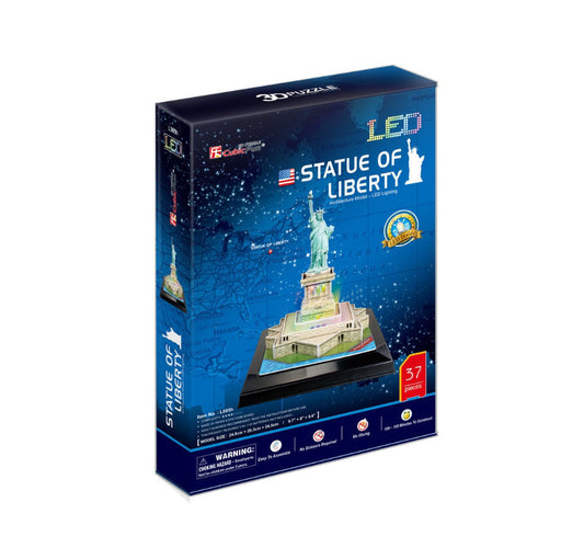 Cubicfun Statue Of Liberty With Leds