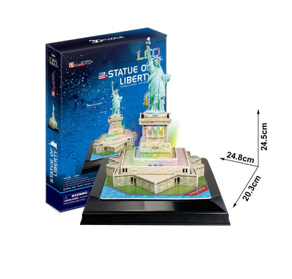 Cubicfun Statue Of Liberty With Leds