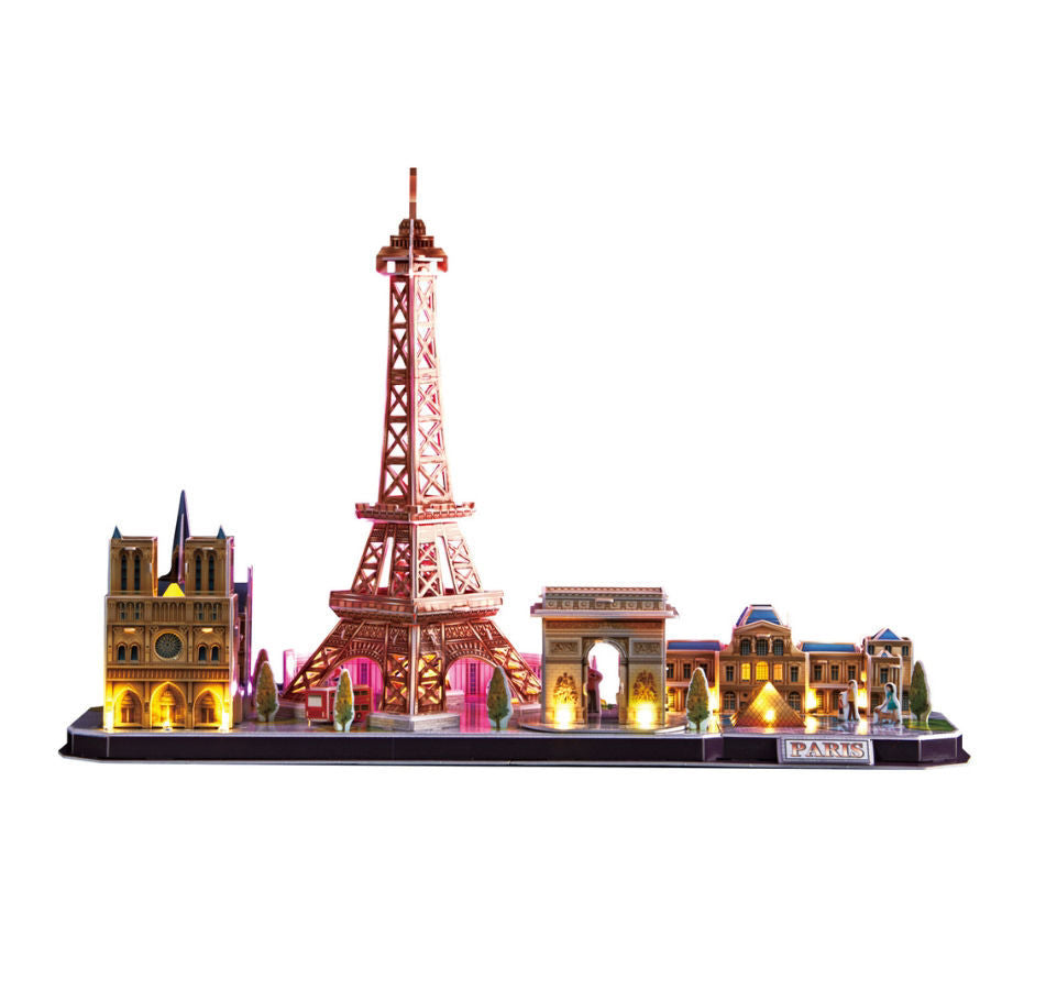 Cubicfun 3D City Line Led Puzzle Paris