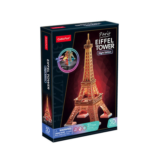 Cubicfun 3D Puzzle Led Eiffel Tower