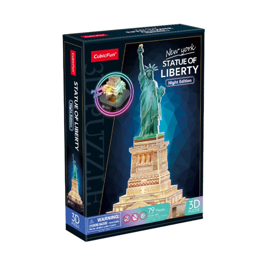 Cubicfun 3D Led Puzzle Statue of Liberty