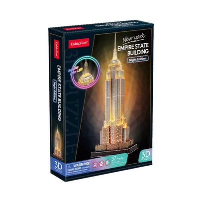 Cubicfun 3D puzzle with LED Empire State Building