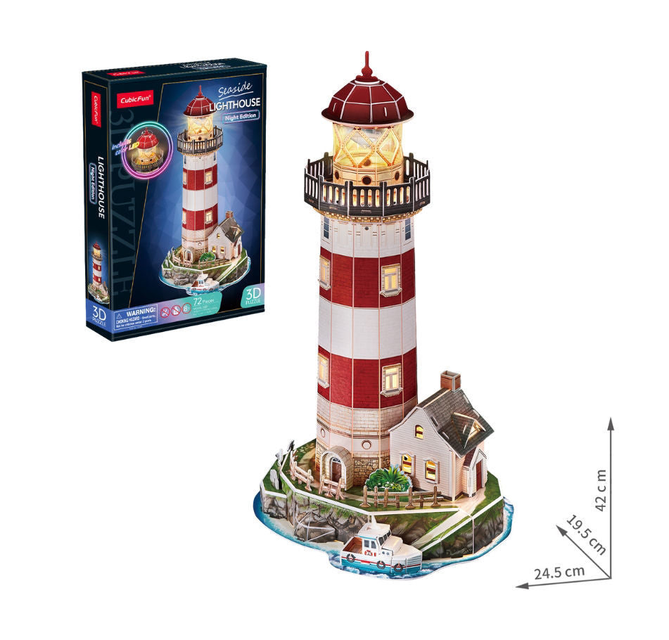 Cubicfun 3D Puzzle Lighthouse Night Edition