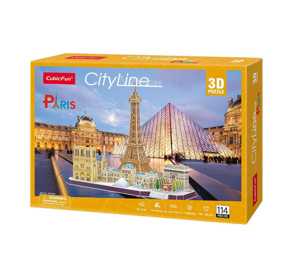 Cubicfun Cityline Paris Puzzle