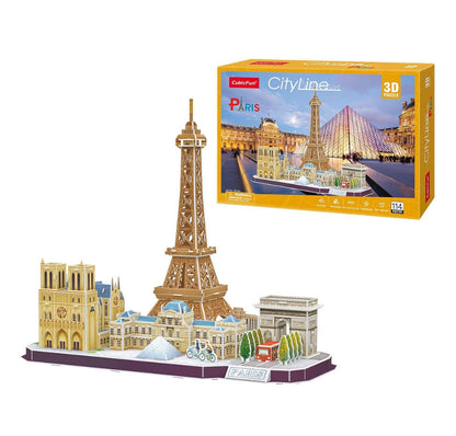 Cubicfun Cityline Paris Puzzle