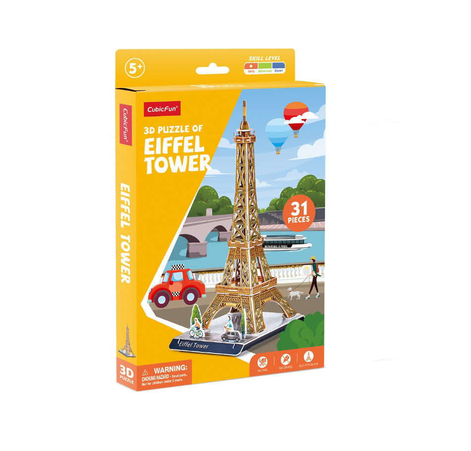 Cubicfun 3D Eiffel Tower puzzle – TOYS 4 LESS