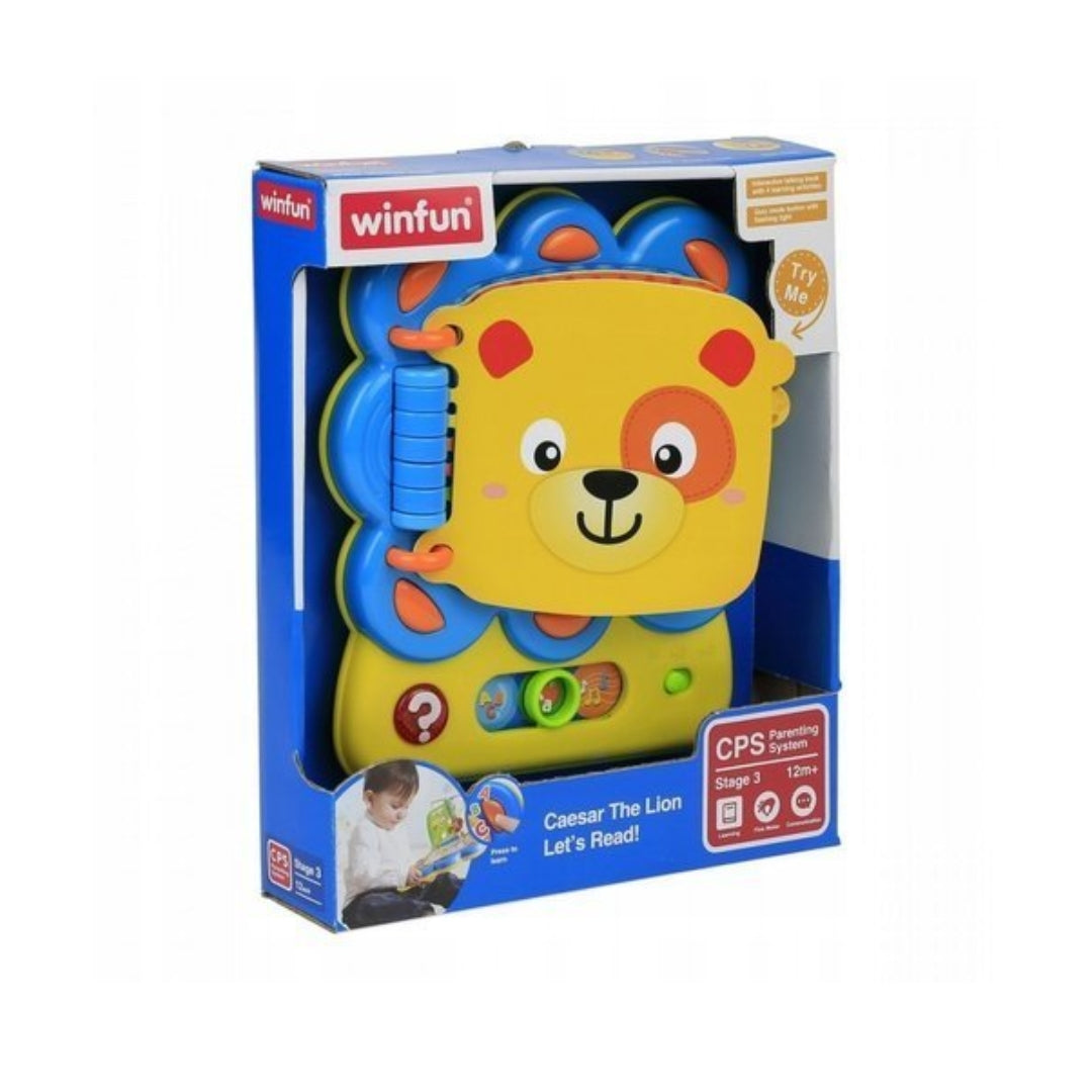 Winfun Interactive Talking Lion Riddles Book