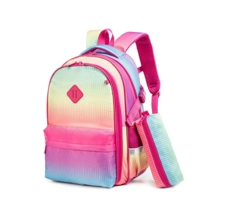 Rainbow Backpack Set Of 3