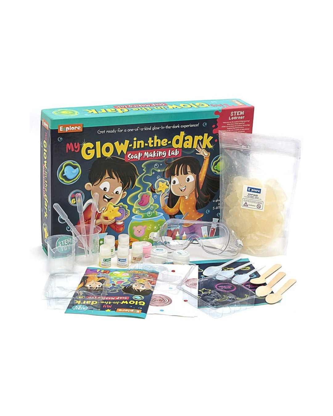 My Glow In The Dark Soap Making Lab