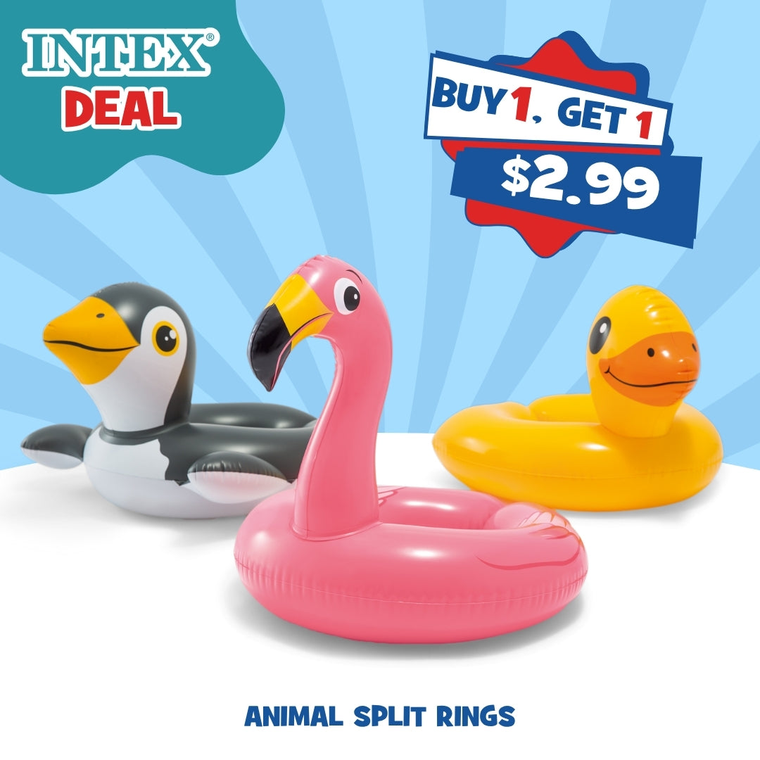 Intex Animal Split Swim Rings (Assorted)