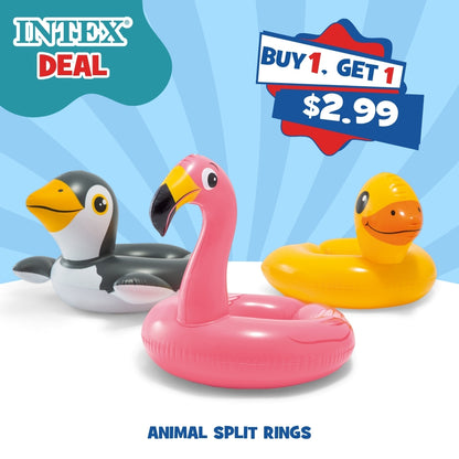 Intex Animal Split Swim Rings (Assorted)
