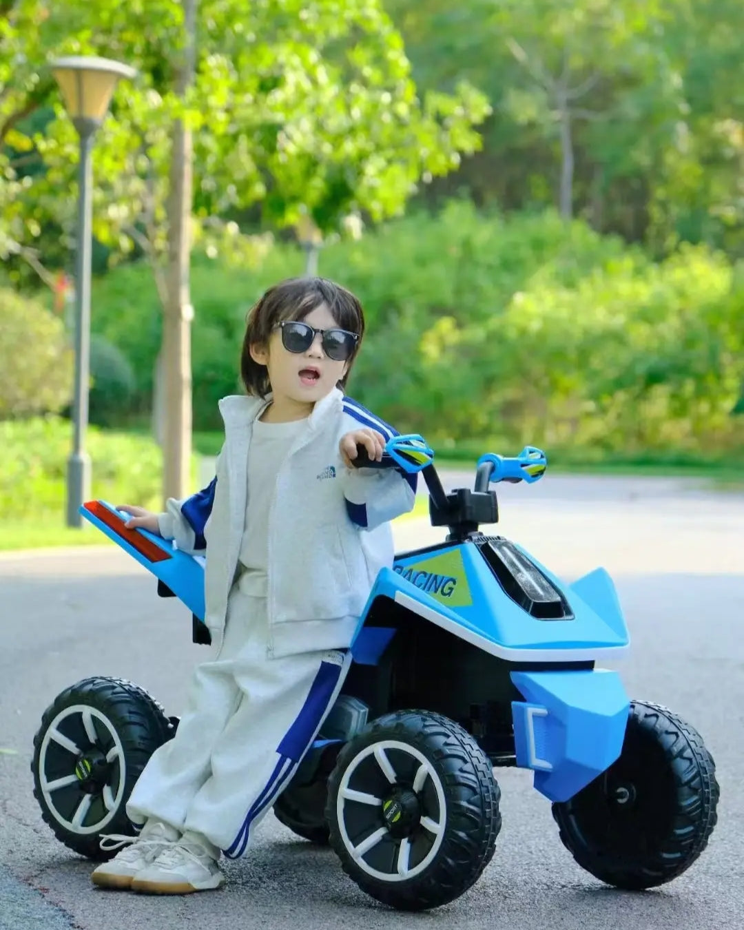 12V Ride On ATV (Blue)