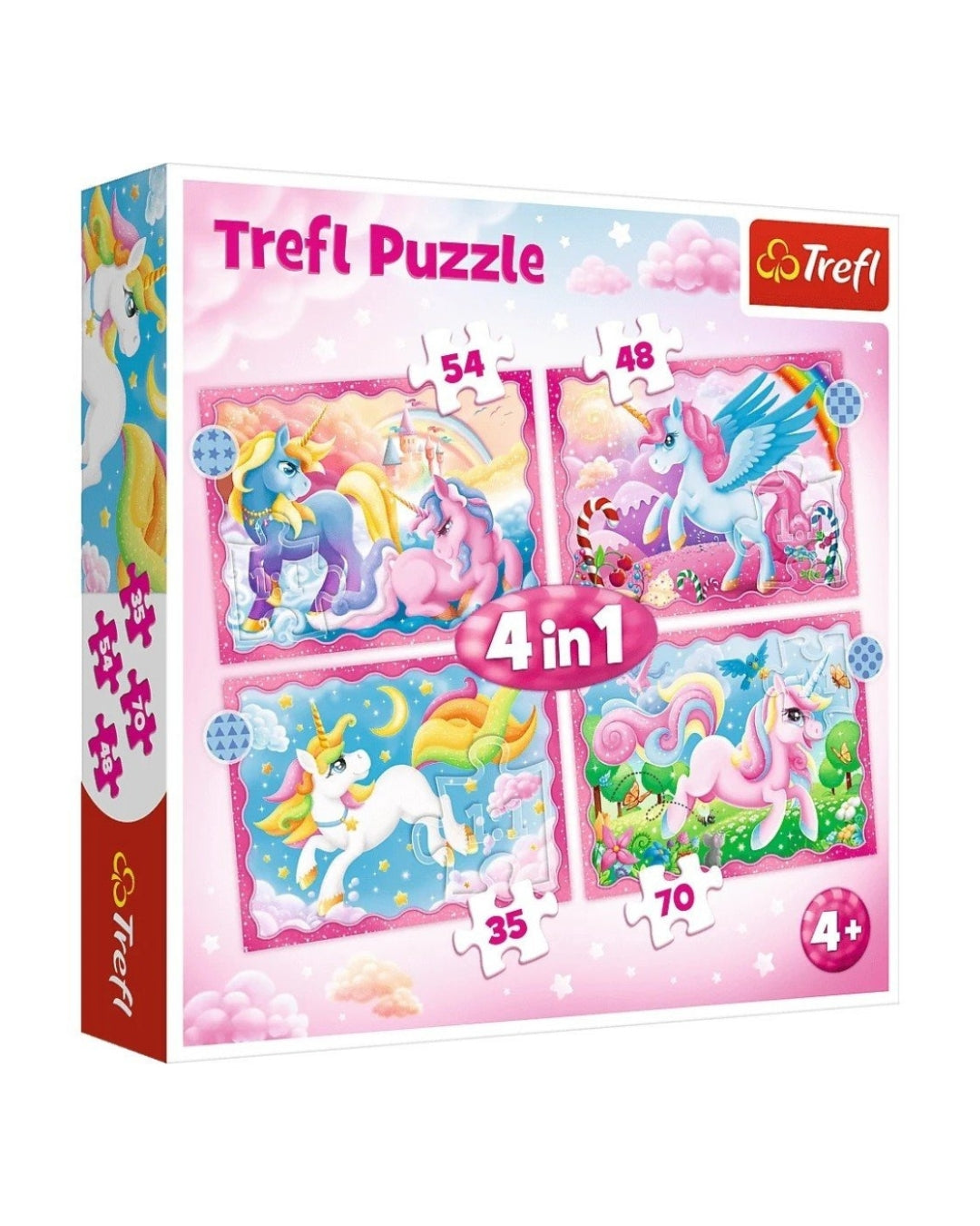 Unicorn 4 In 1 Puzzle