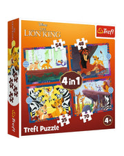 Brave Lion King 4 In 1 Puzzle
