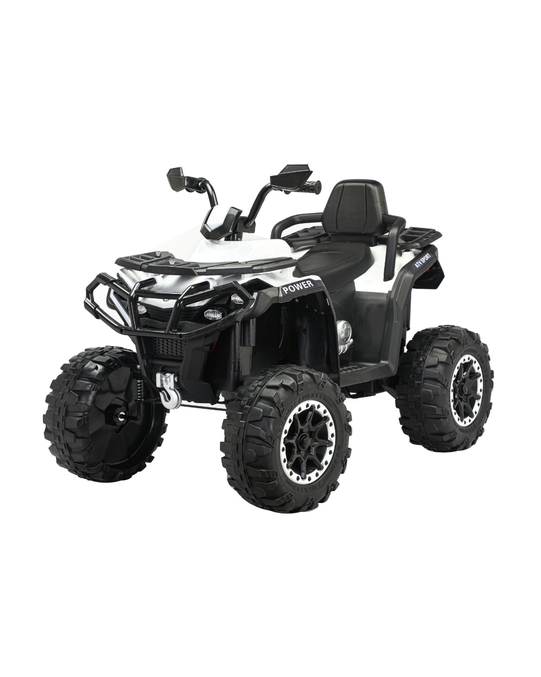White Ride On ATV 12V – TOYS 4 LESS