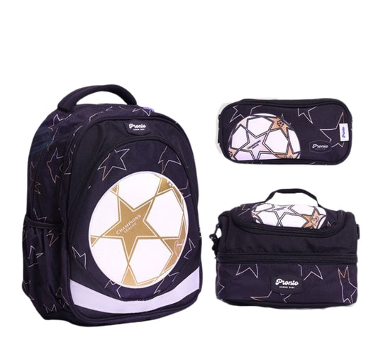 Pronto Football School Bag Set (17 Inch)