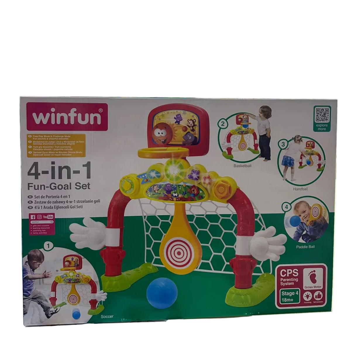 Winfun 4 In 1 Fun Goal Set