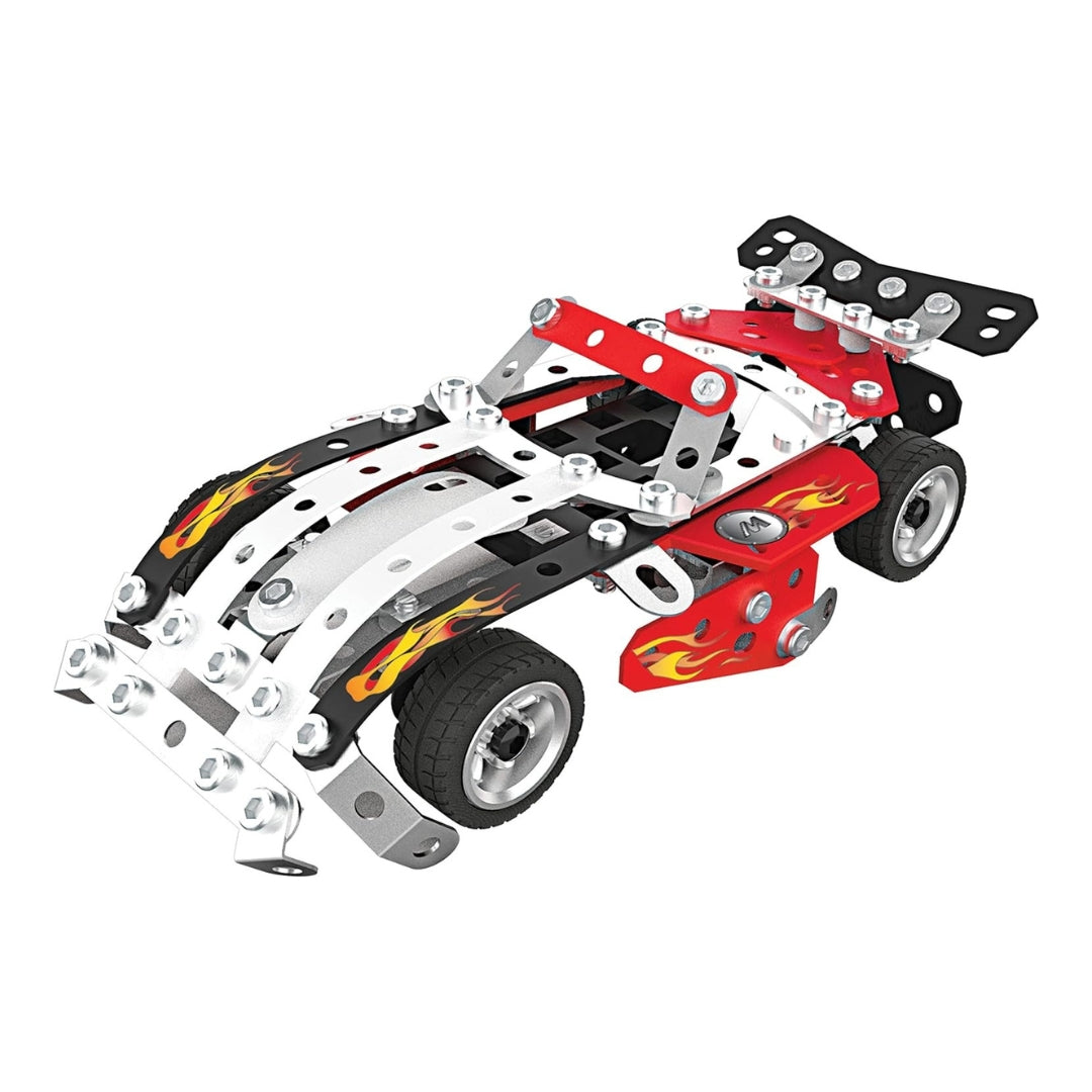 Meccano 10-in-1 Racing Vehicles Set