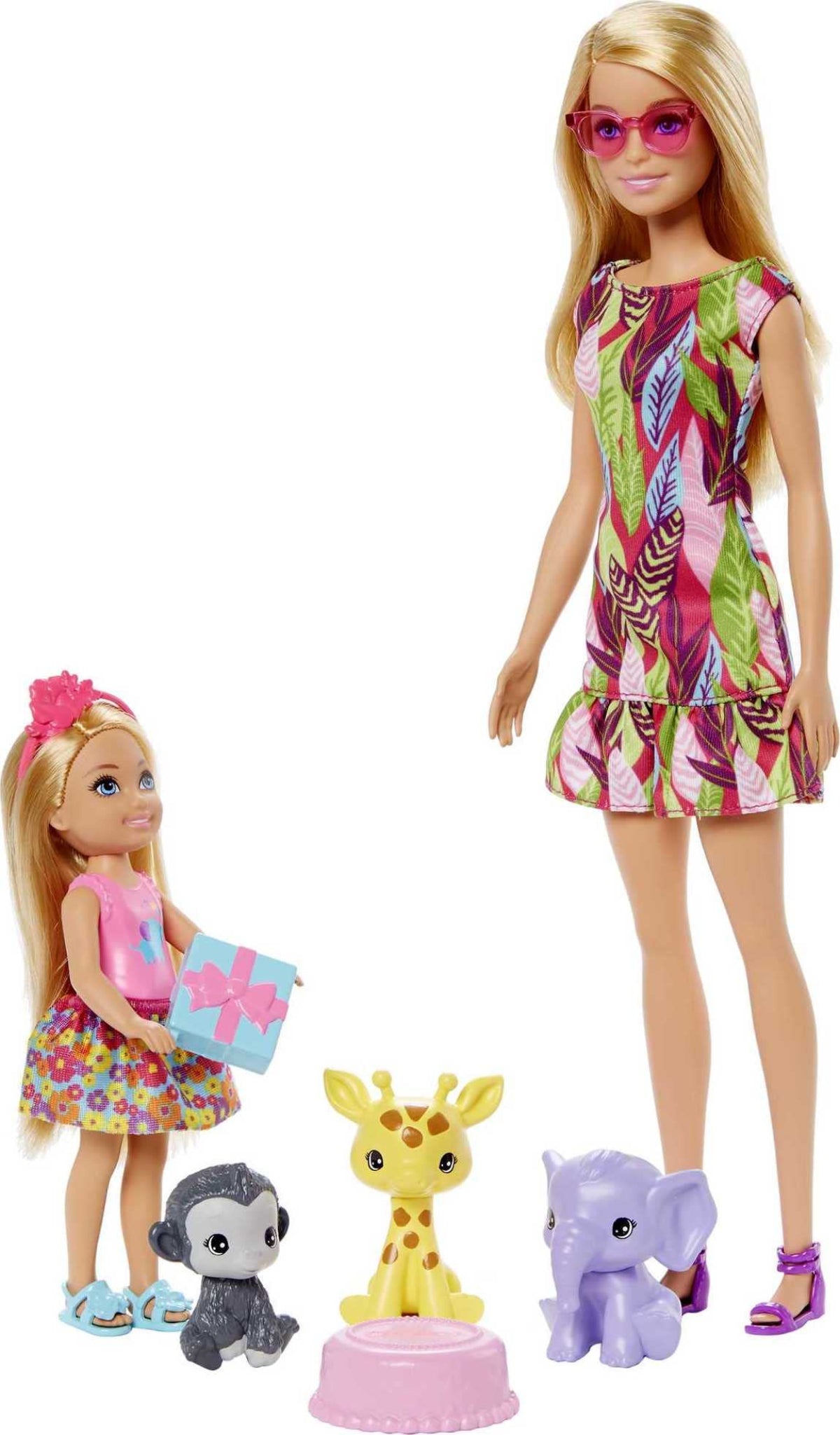 Barbie & Chelsea Jungle Birthday Playset
