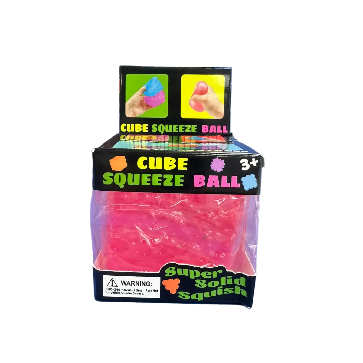 Cube Squeeze Ball (Assorted)