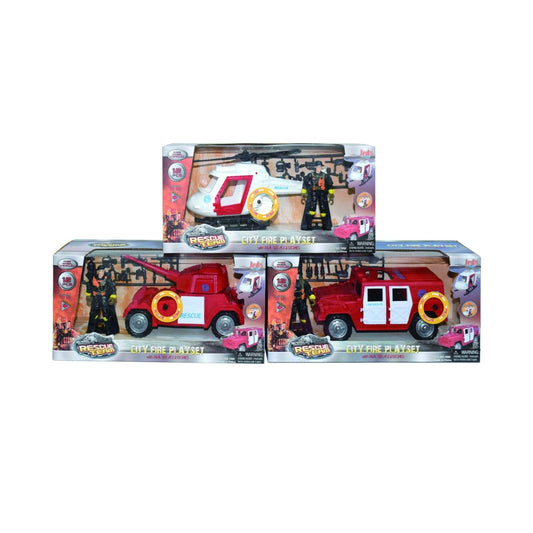 Rescue Team City Fire Playset (Assorted - 12 Pieces)