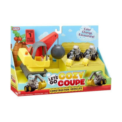 Little Tikes Lets Go Cozy Coupe Construction Vehicles