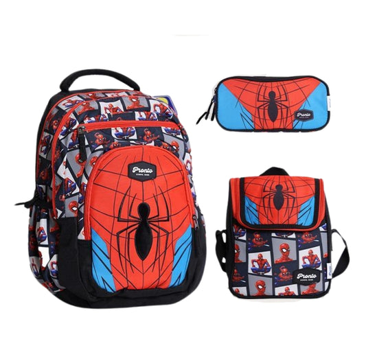 Pronto Spiderman School Bag Set (17 Inch)